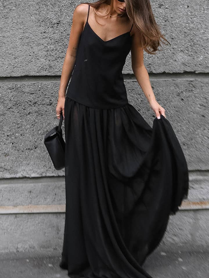 Sheer Mesh Spaghetti Strap Sexy Backless Nightdress ONK75 for wholesale by UNISHE