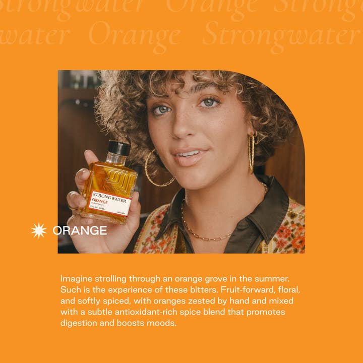 Strongwater - Wholesale Bitters - Orange Cocktail Bitters2