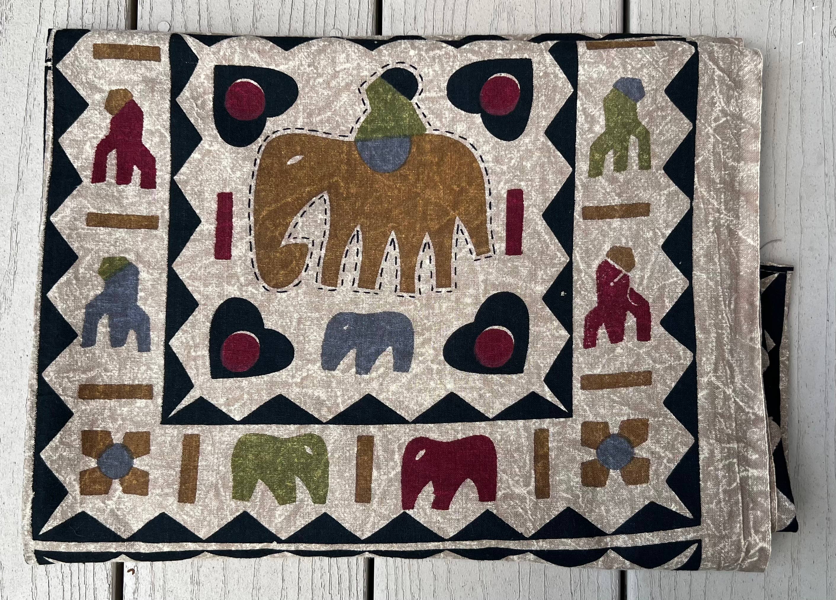 Lungta Imports - Wholesale Tapestry/Textile - Indian Tribal Elephants Tapestry Wall Decor Beach Throw7