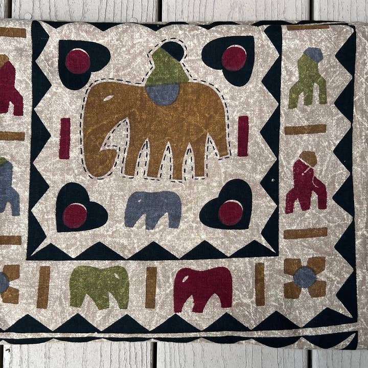 Lungta Imports - Wholesale Tapestry/Textile - Indian Tribal Elephants Tapestry Wall Decor Beach Throw7