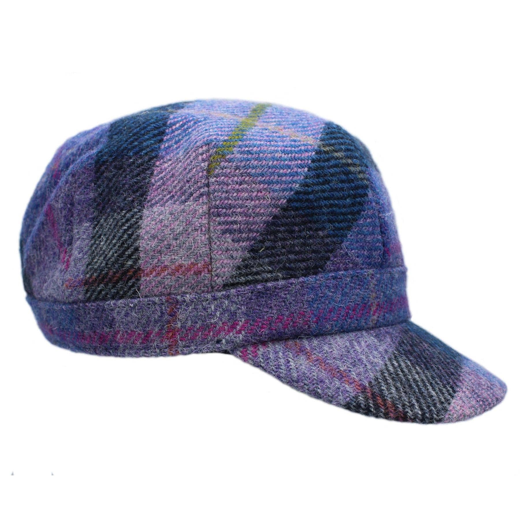 Heather Hats & Accessories - Vente Casquette de baseball – femme - Casquette de cadet Rhona Harris en tweed ZH2276