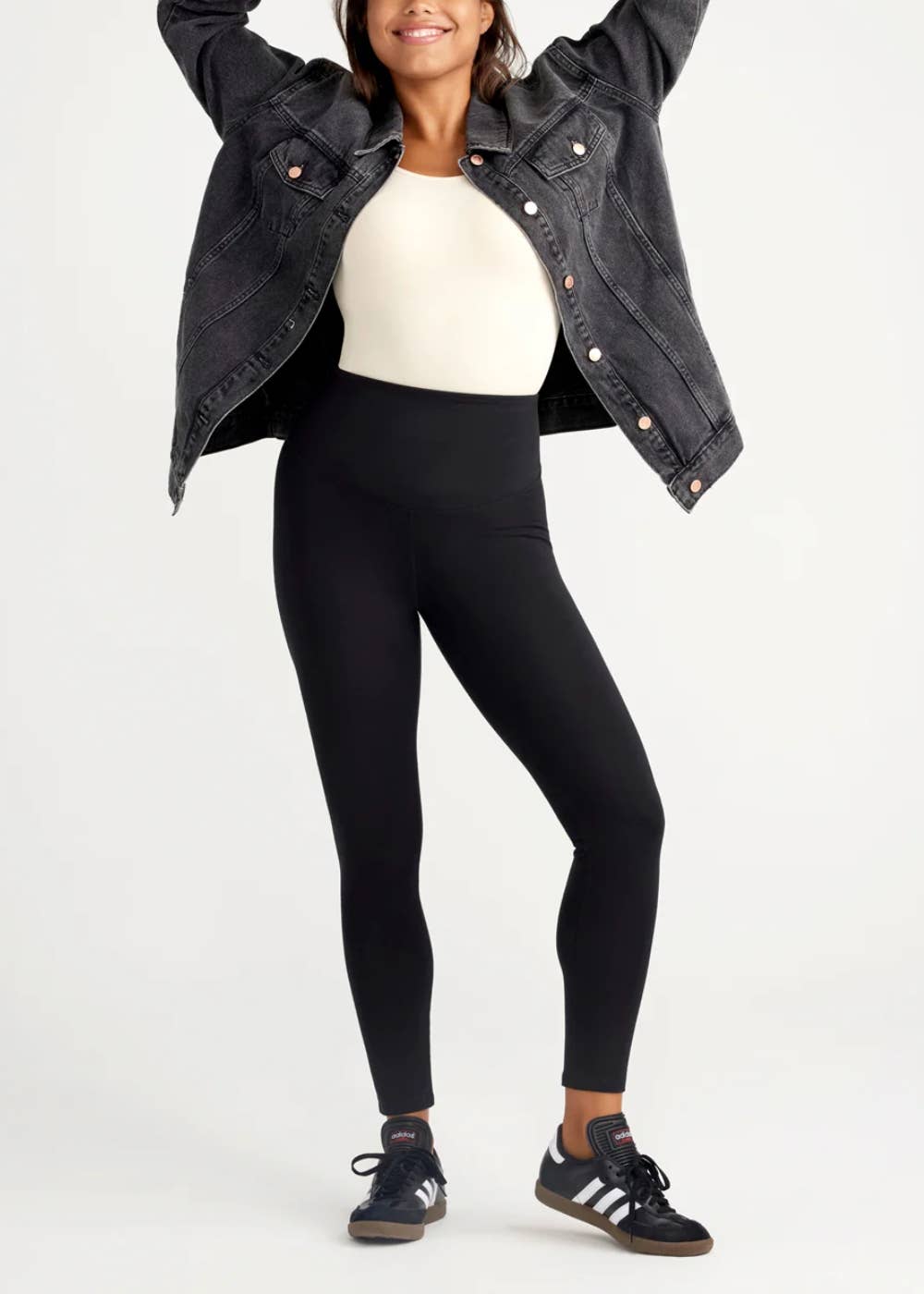 Black Rachel Shaping Legging - 360Sculpt™ Cotton -Plus Sizes Avai for wholesale on Faire1