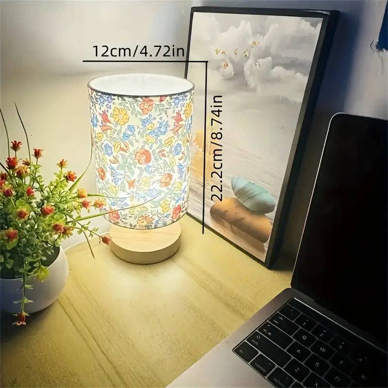 Huis Van Merken - Wholesale Accent/Desk Lamp - Retro LED Desk Lamp USB Dimmable Wooden Base2