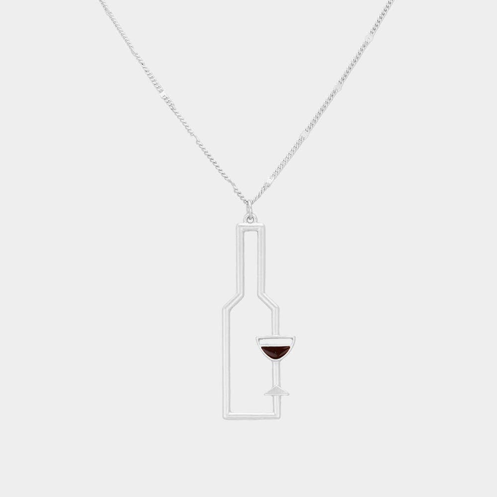 Sensibling Corp. - Wholesale Pendant/Charm Necklace - Wine Pendant Necklace4