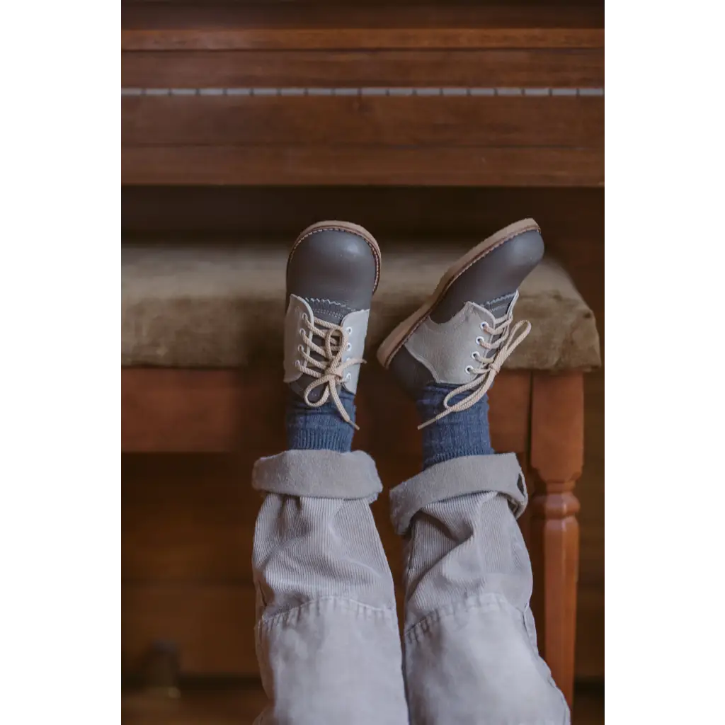 Zimmerman Shoes - Wholesale Lifestyle Sneakers - Kids - Artie Saddle - Dark Grey/Dove Grey22