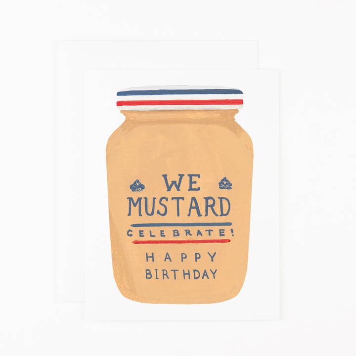 We Mustard Celebrate! for wholesale by Dear Hancock