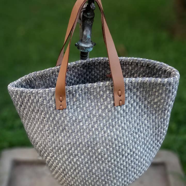 African Craft Collection – Großhandel Henkeltasche – Damen – Handtaschen mit Tragegriff aus Sisal und Wolle7