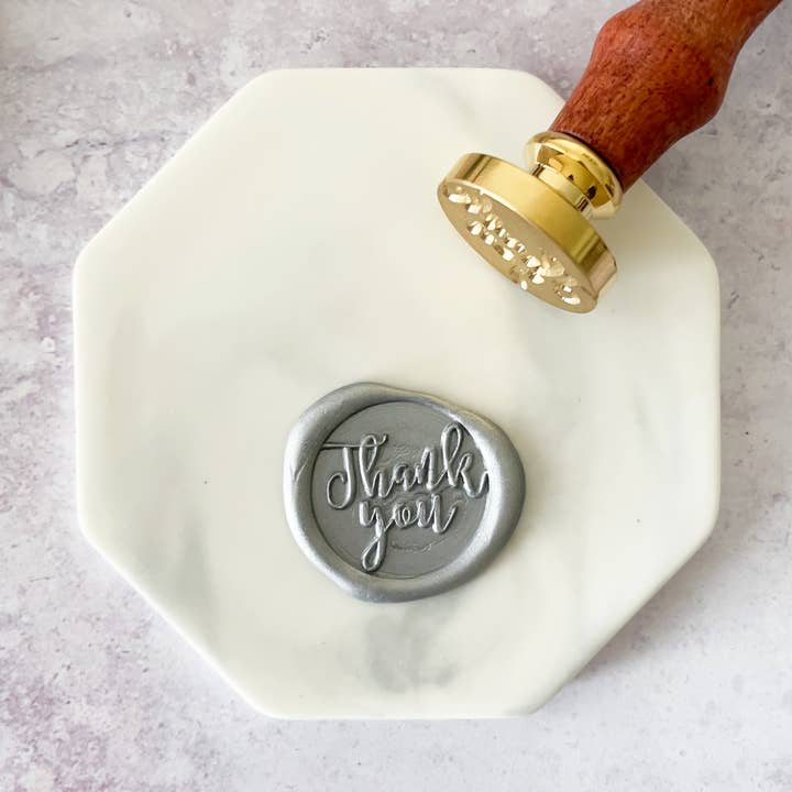 The Natural Paper Company - Vente Matériels de bricolage - Tapis de Tampon en Cire Céramique en Gris | Carreau Décoratif de Sceau en Cire0