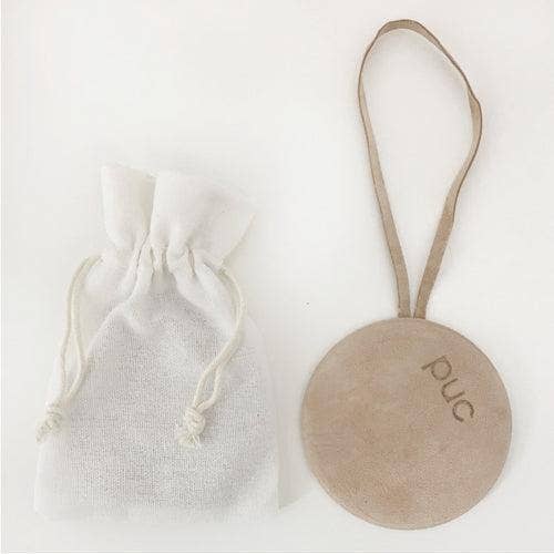 Pochette en cuir // Miroir Mirror Mirror Nude pour la vente par Eva Schreuder