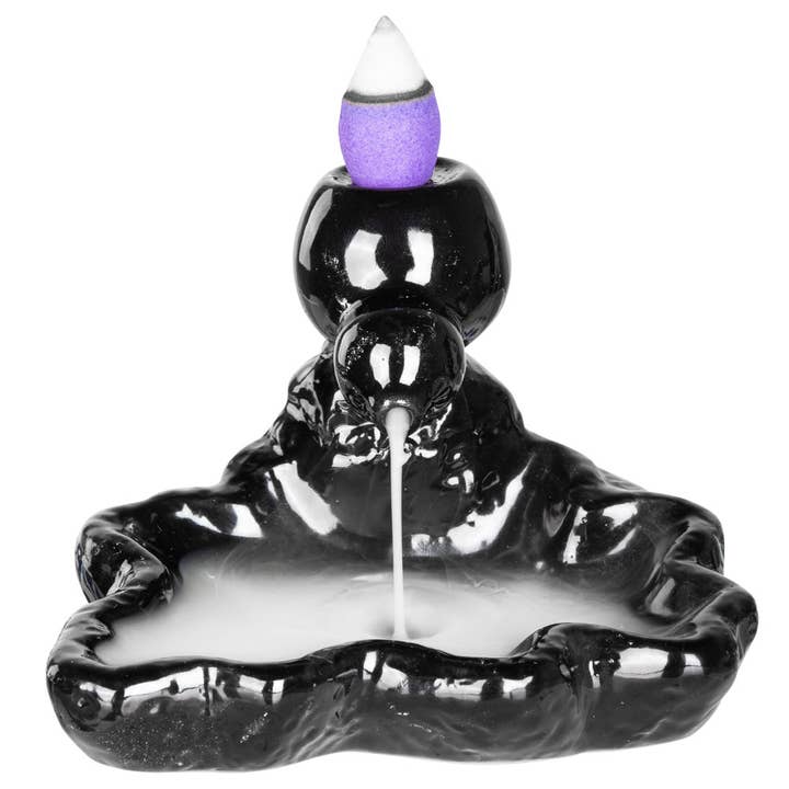 Benjamin International - Wholesale Incense Holder - TRIPLE MOON BACKFLOW INCENSE BURNER