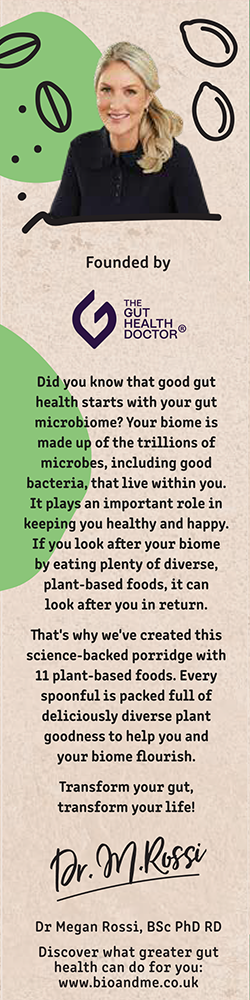 Bio & Me – wholesale Breakfast cereal – Apple & Cinnamon Gut-Loving Prebiotic* Porridge - 400g5