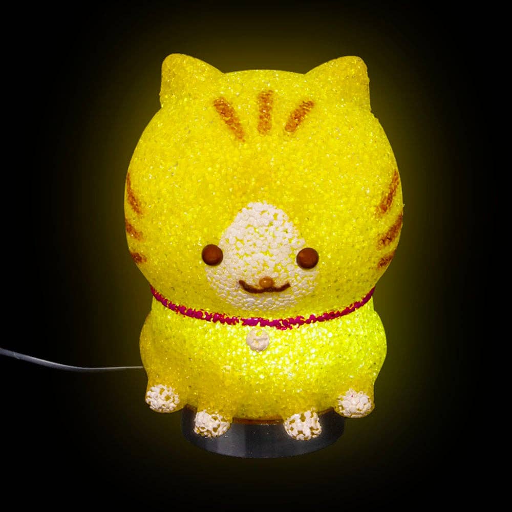 La Luna Bella - Toys - Wholesale Classic Toy - Kids - 7.5" Kawaii Cat Sparkle Lamp - LLB Toys1