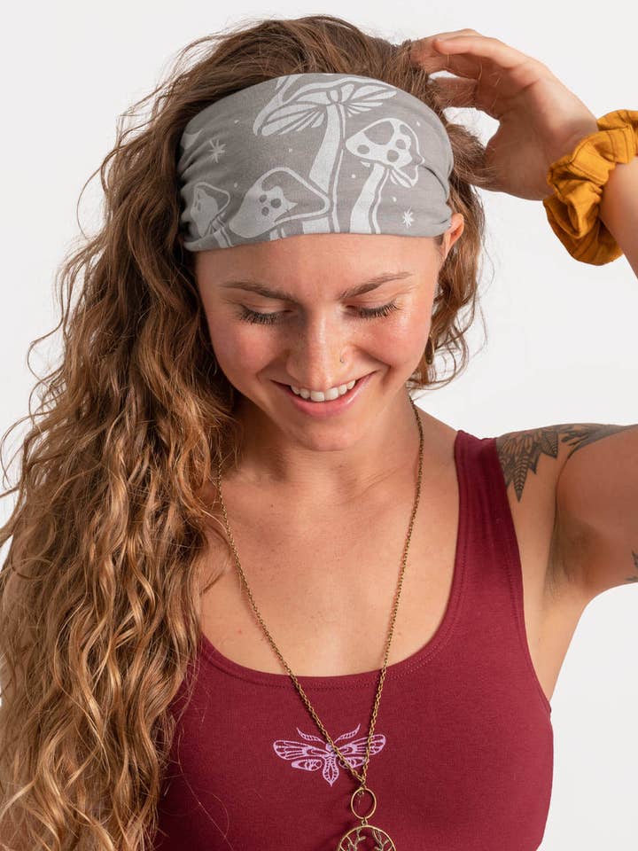 Hemelse Paddenstoelen Boho Hoofdband - Paddenstoel Accessoires voor wholesale door Soul Flower