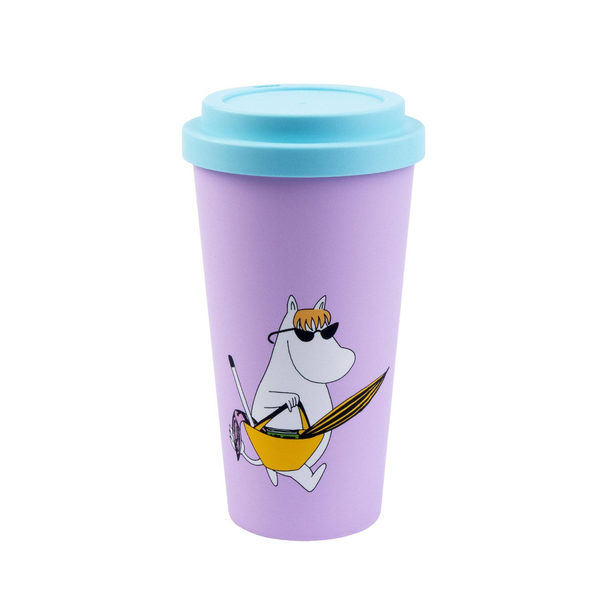 Nordicbuddies - Wholesale Coffee Mug - Snorkmaiden at the Beach Take Away Mug1