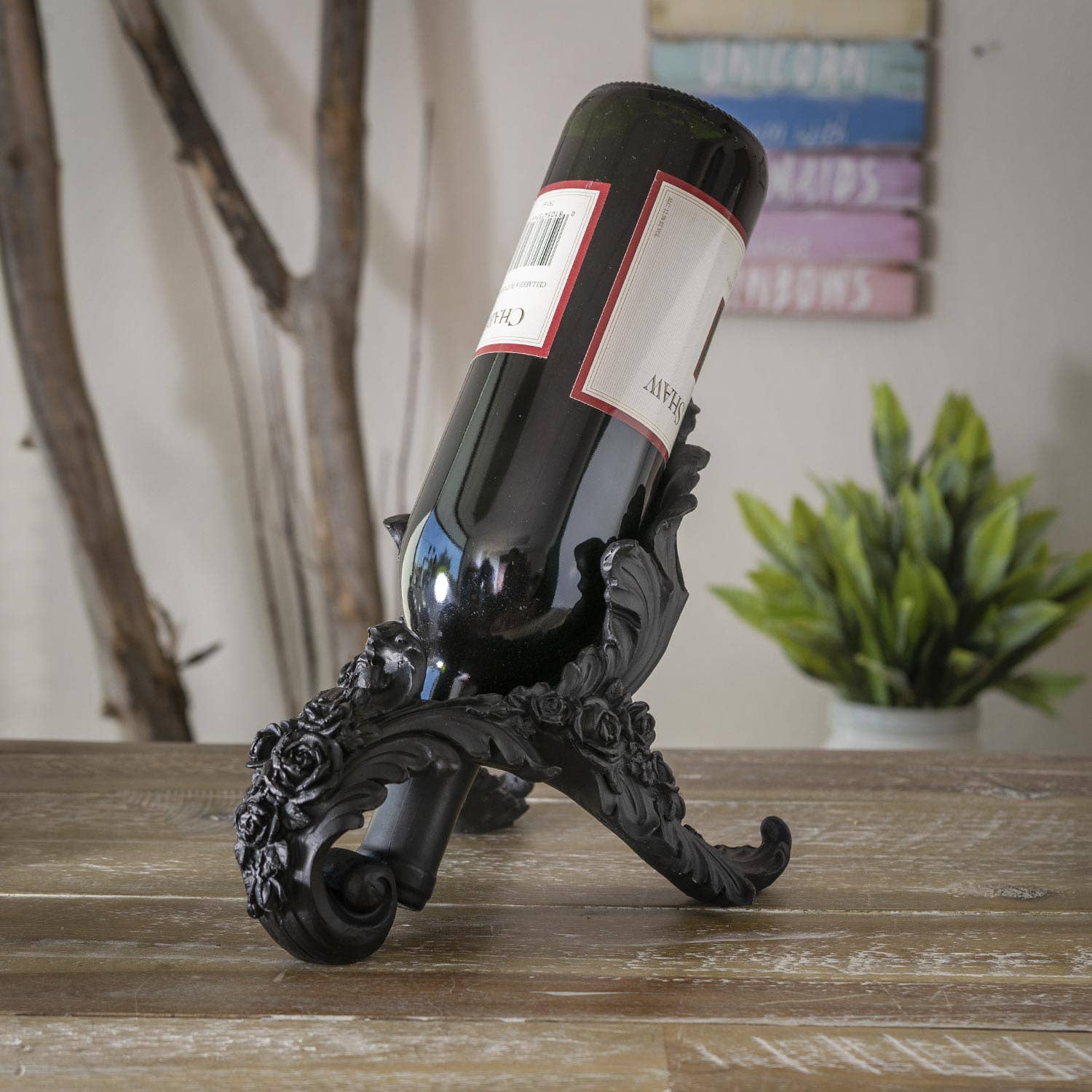 Pacific Trading - Wholesale Bottle Rack/Holder - Victorian Antique Rose Wine Bottle Holder6