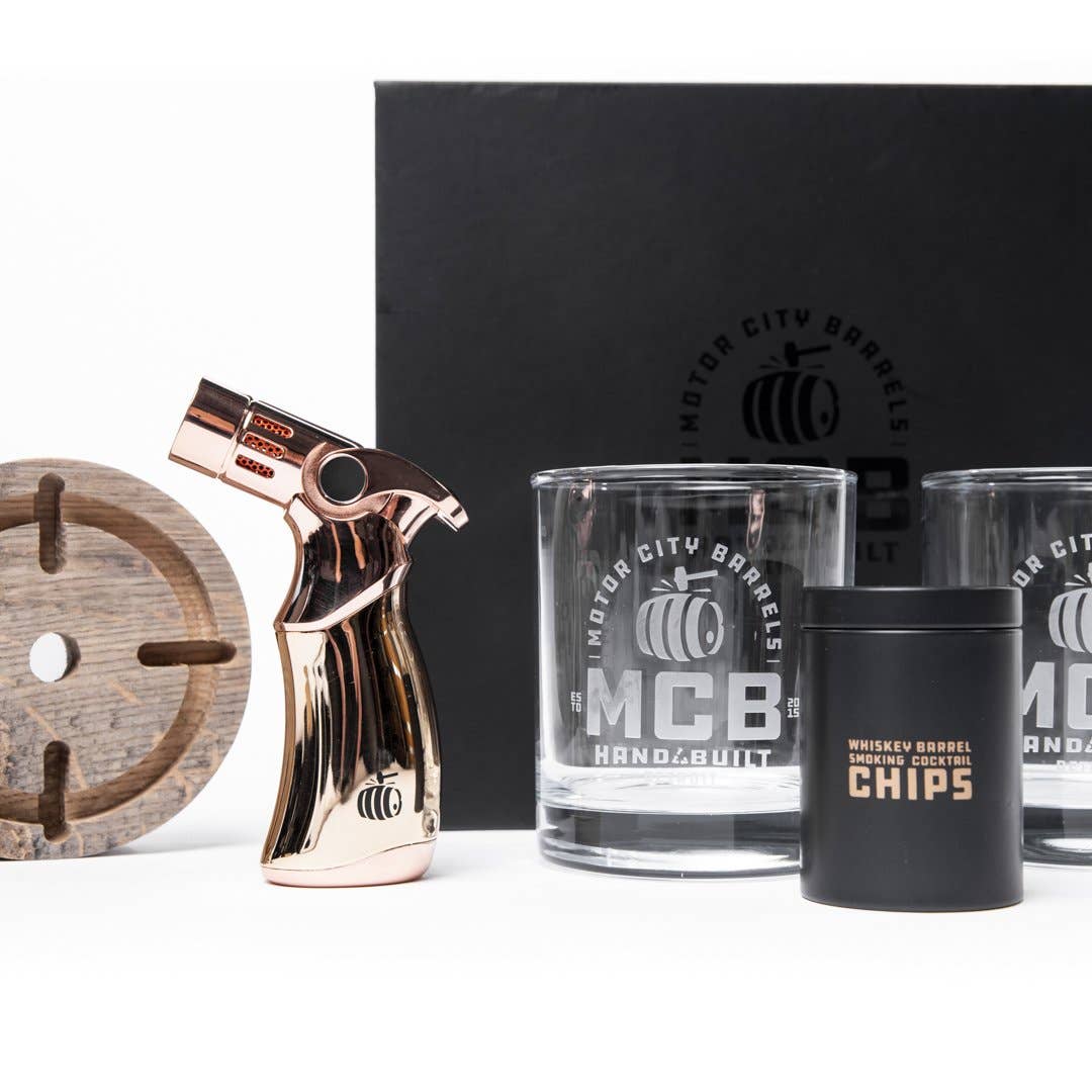 Motor City Barrels - Wholesale Cocktail/Liquor Glass - Infusion Series Smoked Cocktail Gift Set11