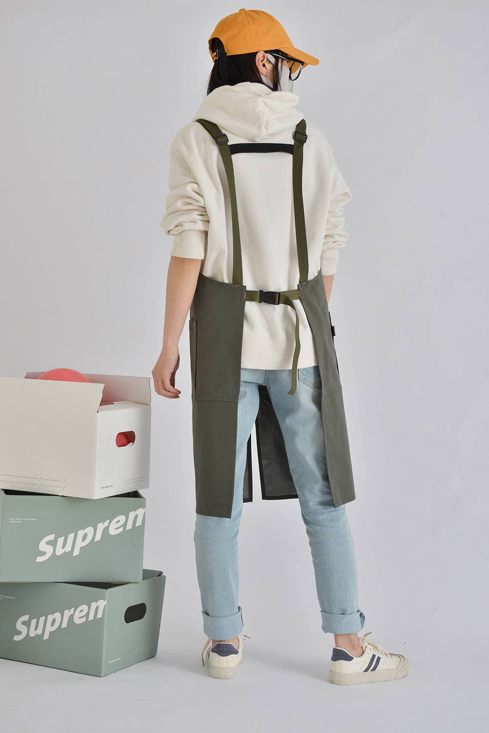 Gohobi （We cover U.S. import duties） - Wholesale Apron - Gohobi Japanese Waterproof Cotton Canvas Apron14