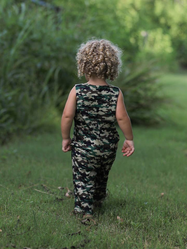 Rylee Faith Designs - Wholesale Jumpsuit - Baby - Camouflage Duck Smocking Embroidery Baby Boy Romper4
