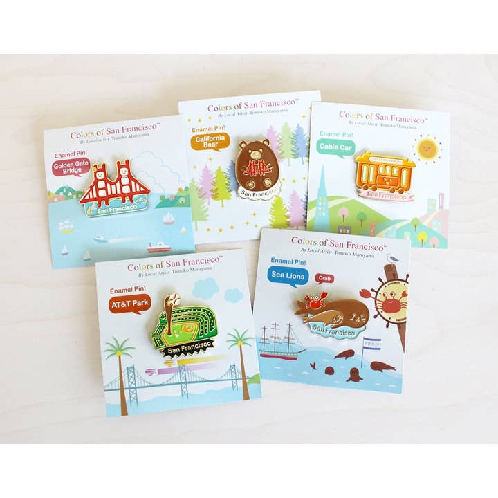 Tomoko Maruyama - Wholesale Lapel Pin/Button - San Francisco Enamel Pins3