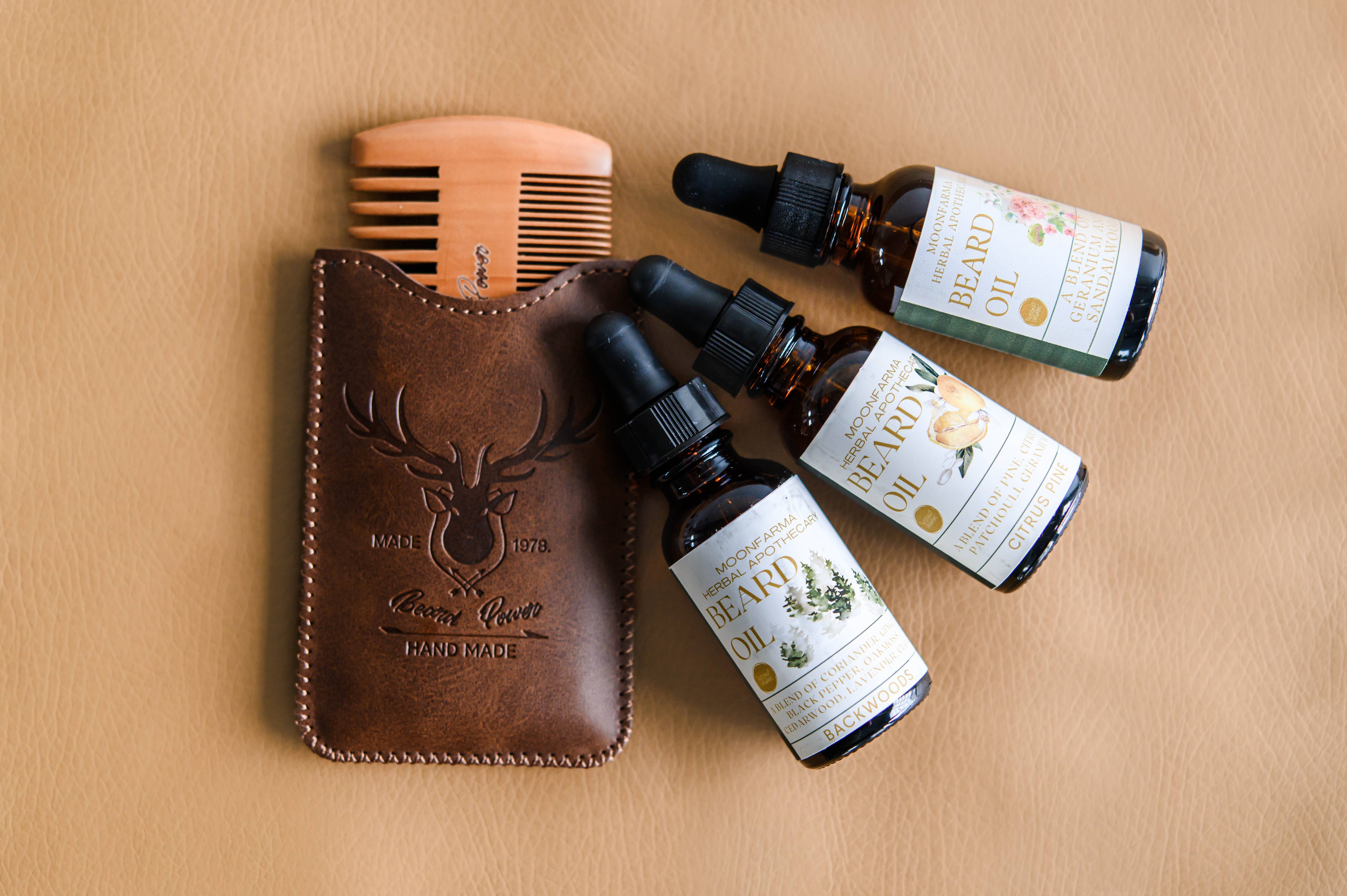 Moonfarma Herbal Apothecary - Wholesale Beard Styling Product - Beard Oils1