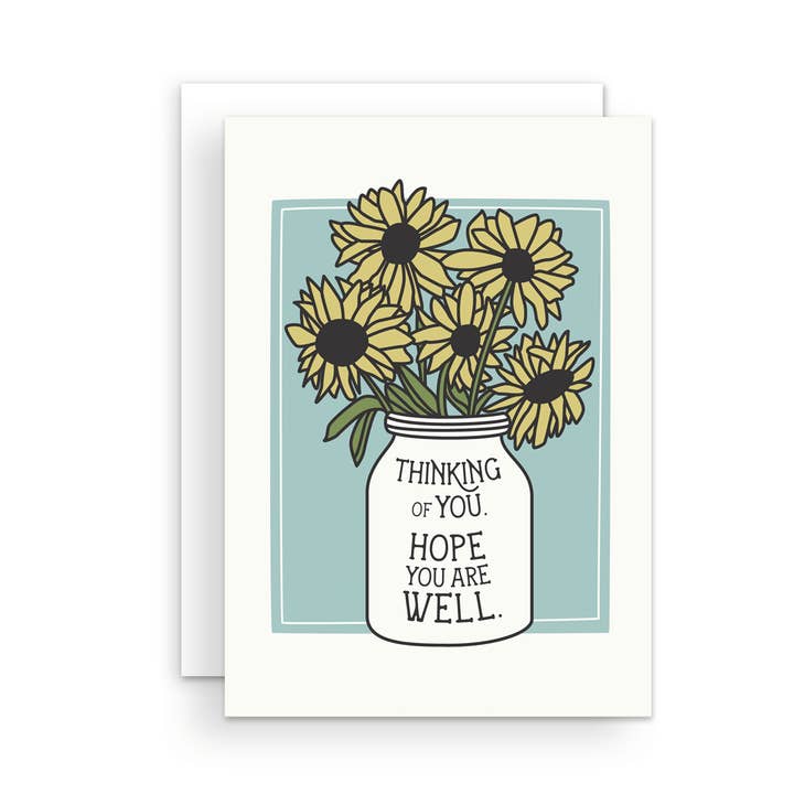 Hope You Are Well Greeting Card for wholesale by The Handcrafted Story