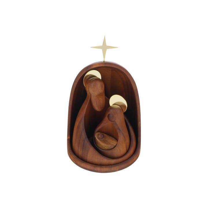 Nambe - Wholesale Nativity Scene Decor - Holiday - Nested Nativity