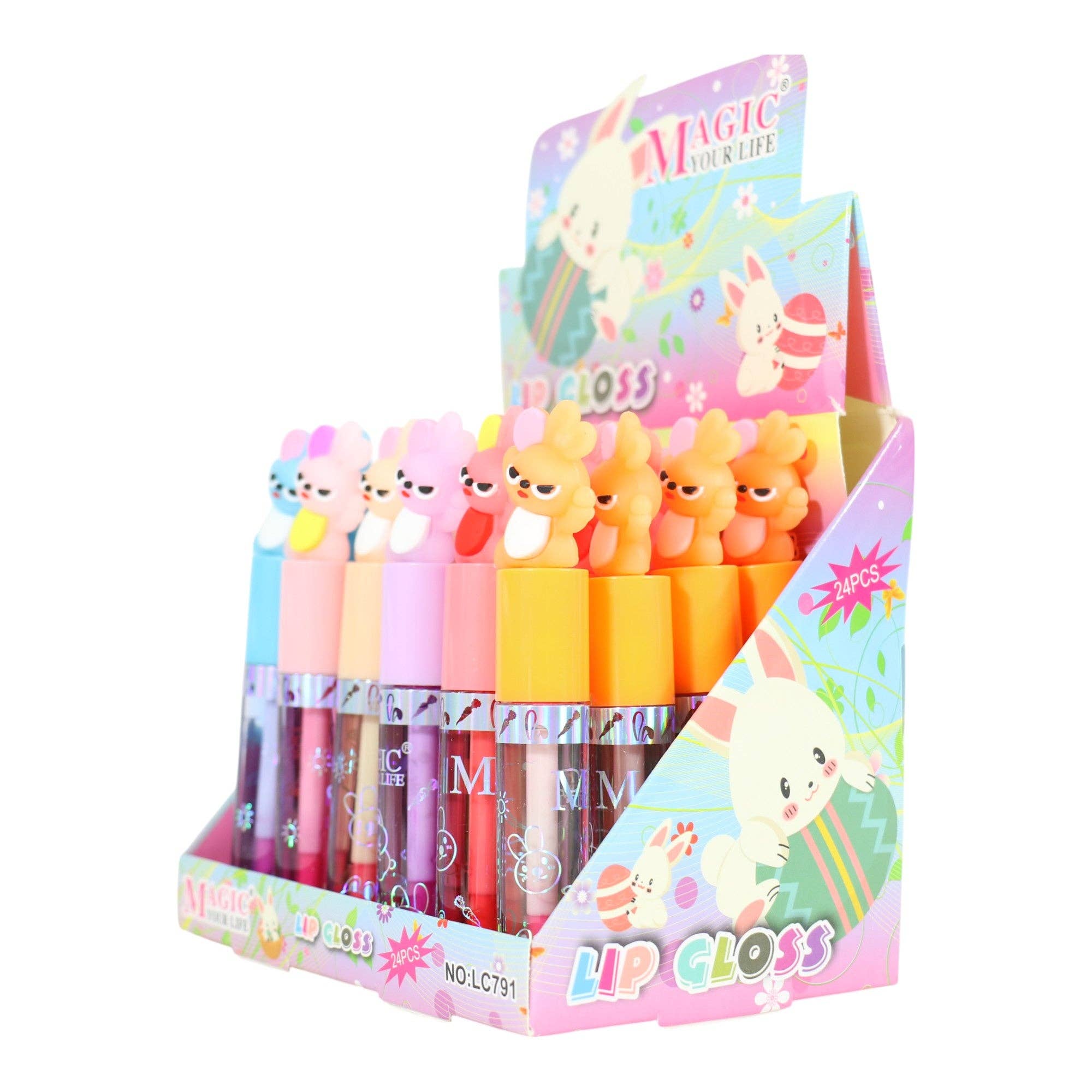 ASSORTEREDE Sjov Kanin Læbepomade LC791 (24STK) for engroshandel på Faire7