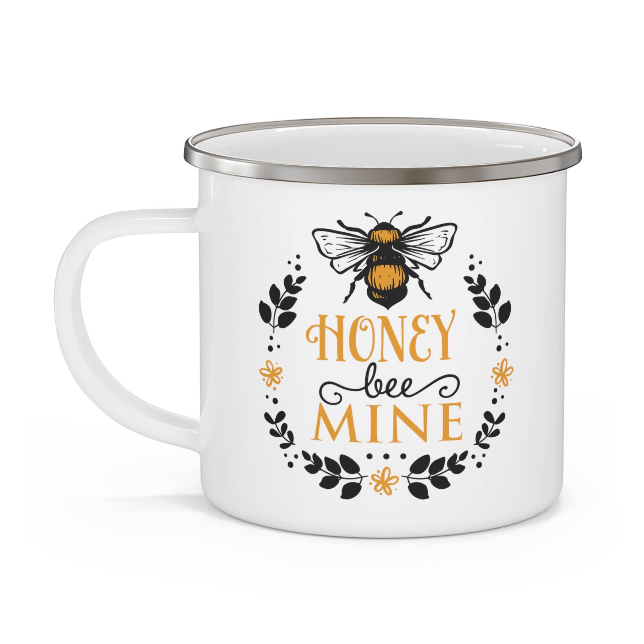 Thy Will Bee Done Apiary - Vente Tasse à café - Tasse de camping en émail Honey Bee2