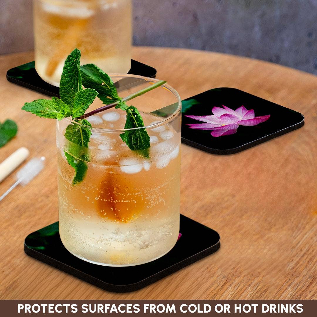 3dRose - Wholesale Coasters - 3dRose, Image of Pink Floating Water Lily, Coaster9