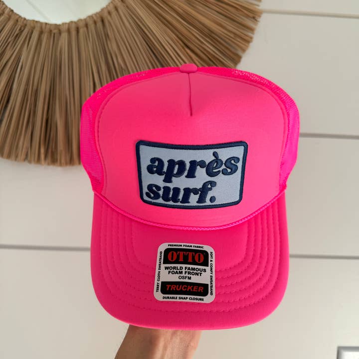 The Day Away Collective - Wholesale Trucker Hat - Women's - APRES SURF Patch Trucker Hat | Foam - 6 COLORS3
