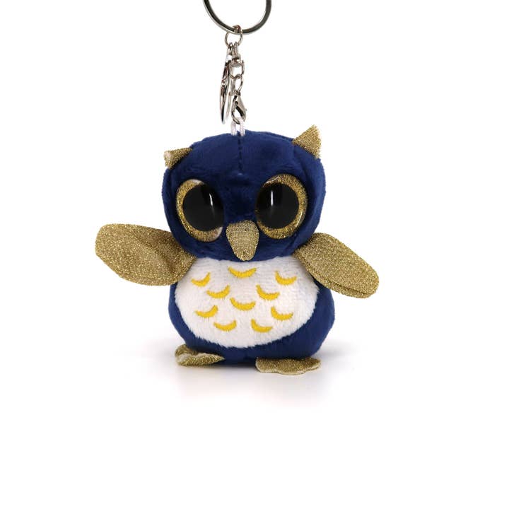ASSORTED Owl Plush Key Chain TY612-2. (12PC) for wholesale on Faire5