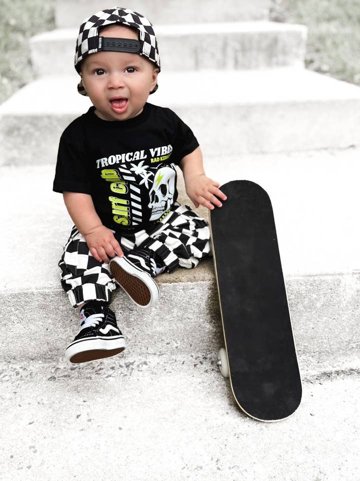 Smiley Daze - Wholesale Pants - Kids - SD CHECKERED • CARGO SWEATPANTS 2.07