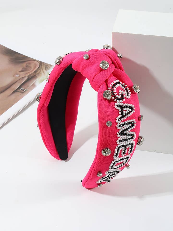 ',.....Dia de Jogo Espírito de Equipa Bandolete com Strass SI-26829 por atacado de 42POPS