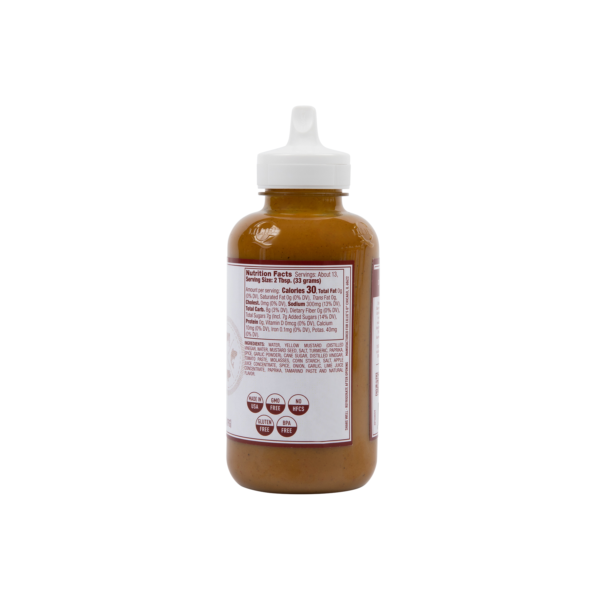 Lillie's Q - Wholesale BBQ Sauce - Lillie's Q Gold Barbeque Sauce Case (6 / 14.8 oz) Squeeze Bottle1