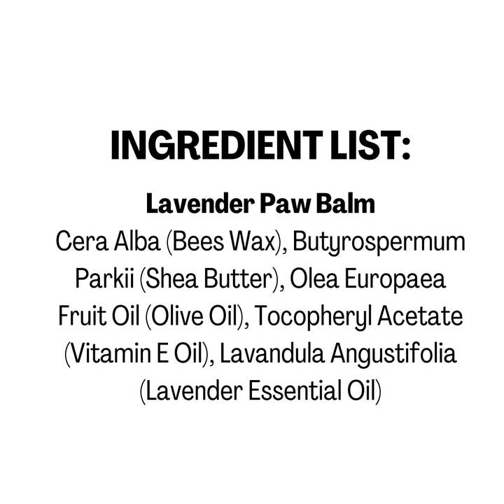 Simply Sage Dog Treats, LLC - Wholesale Pet Paw/Nail Care Accessory - White Label Lavender-scented Dog Paw Balm, Private Label8