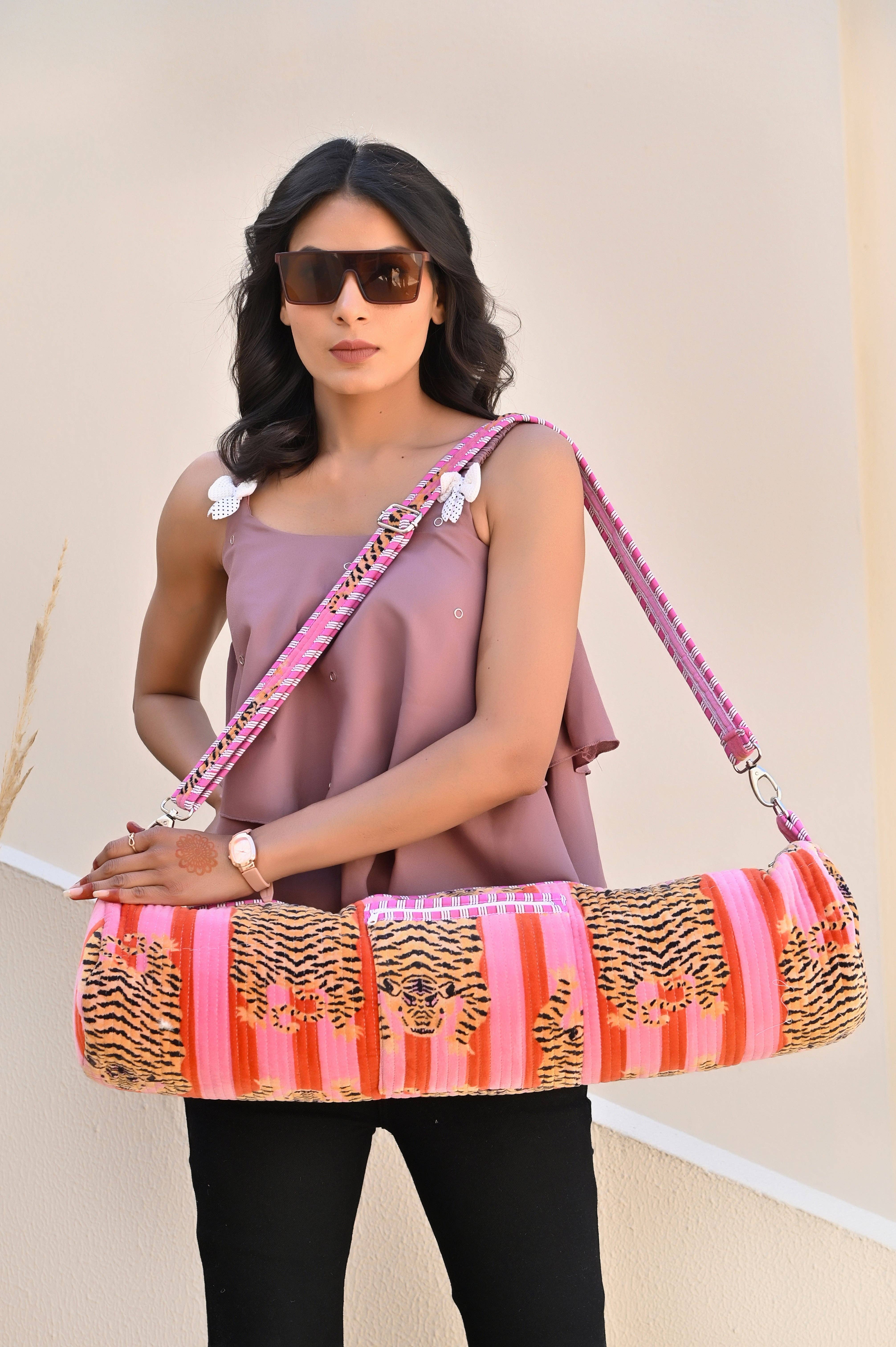 CYC - Wholesale Yoga Bag - The Tibetan Tiger Velvet Yoga Bag7