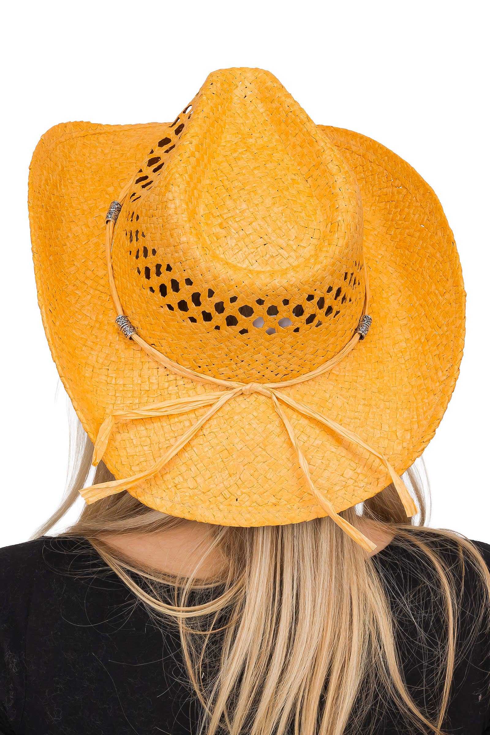Cap Zone - Wholesale Cowboy Hat - Women's - Coastal Medallion Vented Straw Cowboy Hat17
