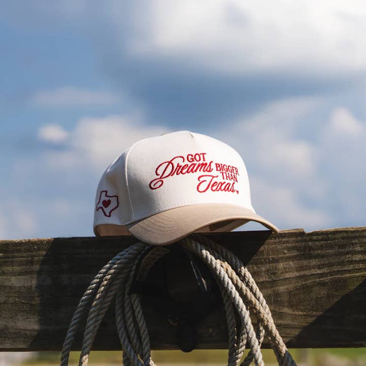 Rustler Hat Co. - Wholesale Baseball Cap - Women's - Got Dreams Bigger Than Texas Hat1