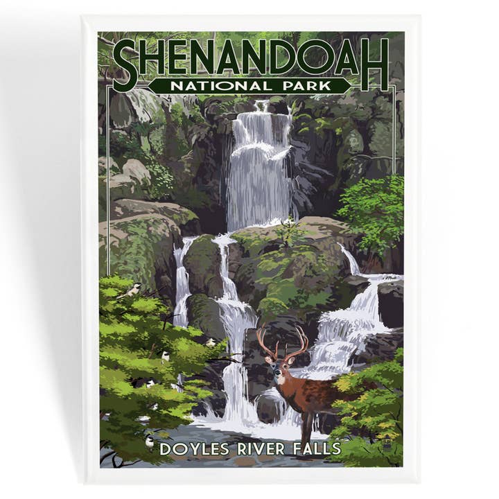 MAGNET Shenandoah NP Doyles River Falls for wholesale by Lantern Press