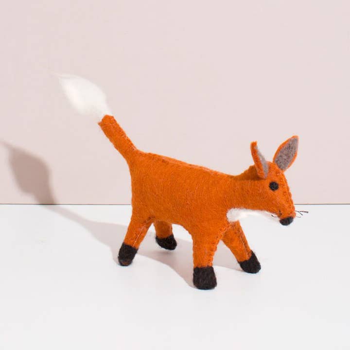 MULXIPLY - Venta al por mayor Peluche - Niños y bebés - Zorro fieltro a mano | Pequeño