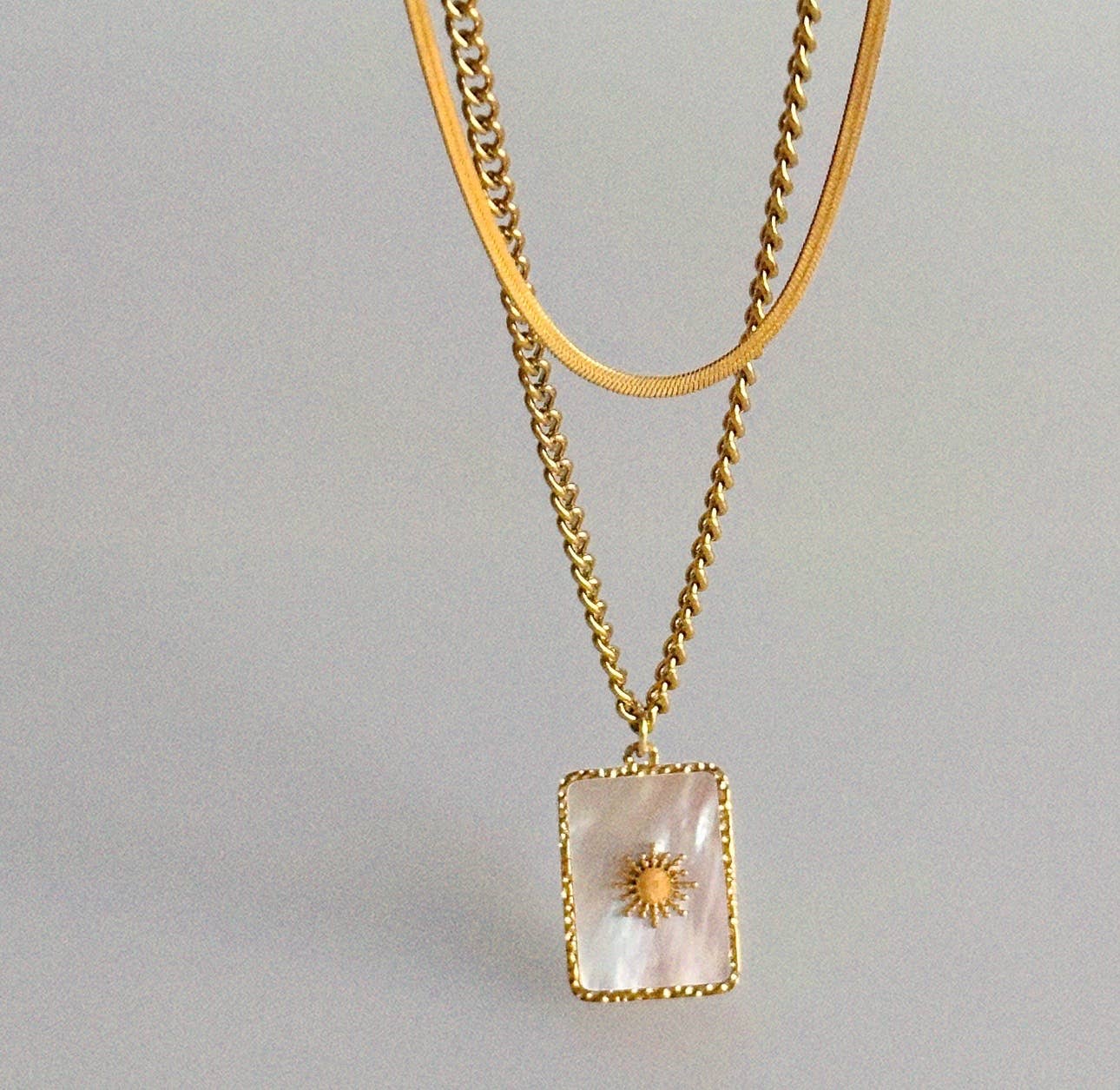 Kismet Showroom – wholesale Pendant/charm necklace – Island Girl Layered Necklace