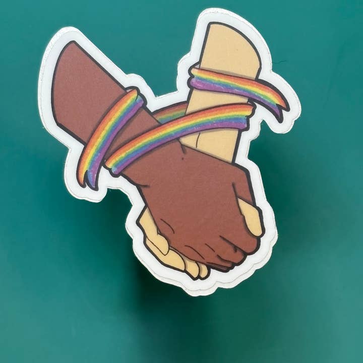 Love is Love Matte Sticker for wholesale by Side Quest Creatives