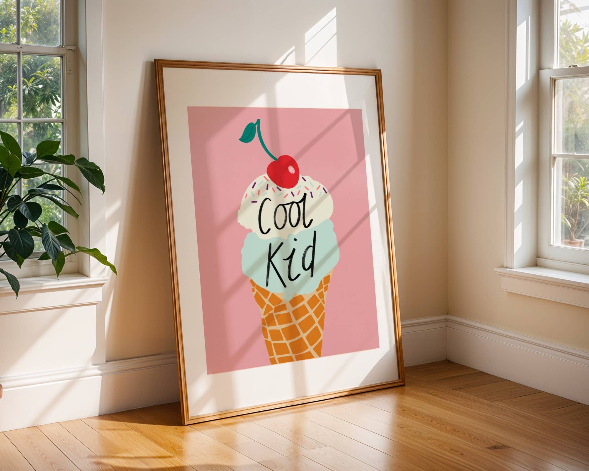 Emmy James Studio - Wholesale Art Print - Cool Kid Ice Cream Art Print5