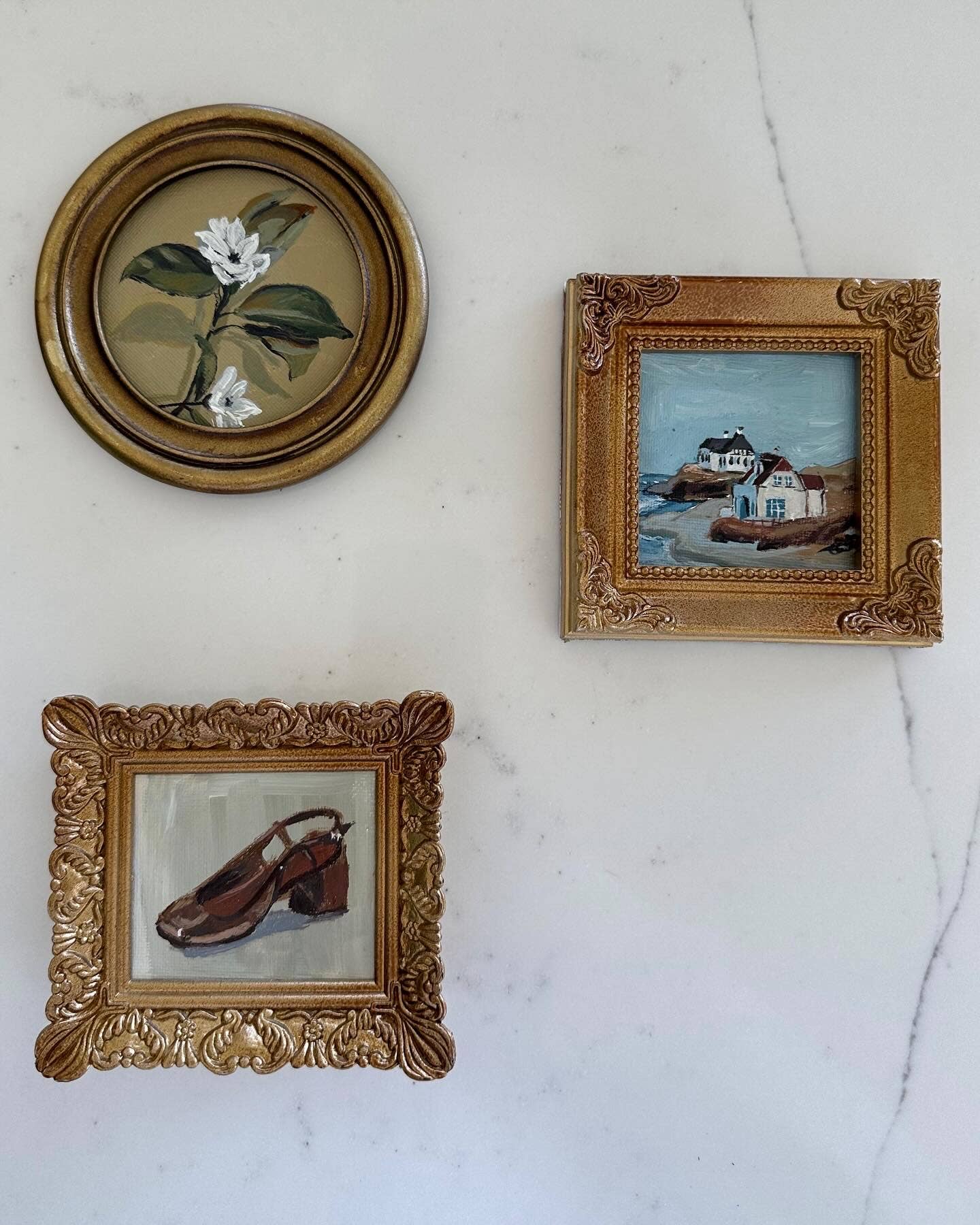 Katie Jo Art – Großhandel Kunstdruck – "An der Küste Mini" Gerahmter Druck1