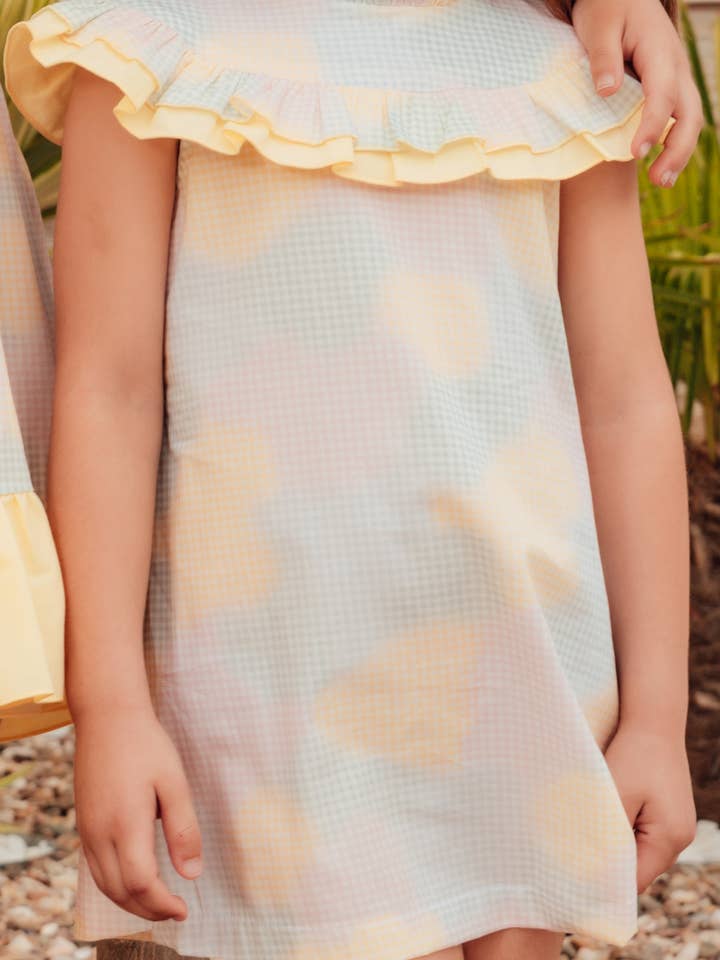 2422815 Veelkleurige mouwloze meisjesjurk voor wholesale door BABINE-ROINSAL