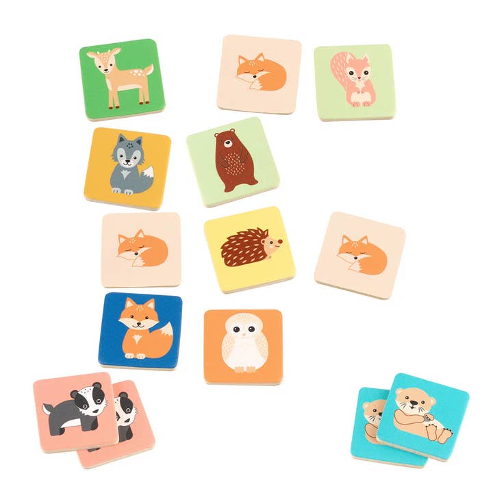 Orange Tree Toys - Wholesale Wood Toy - Kids - Woodland Animal Memory Game
