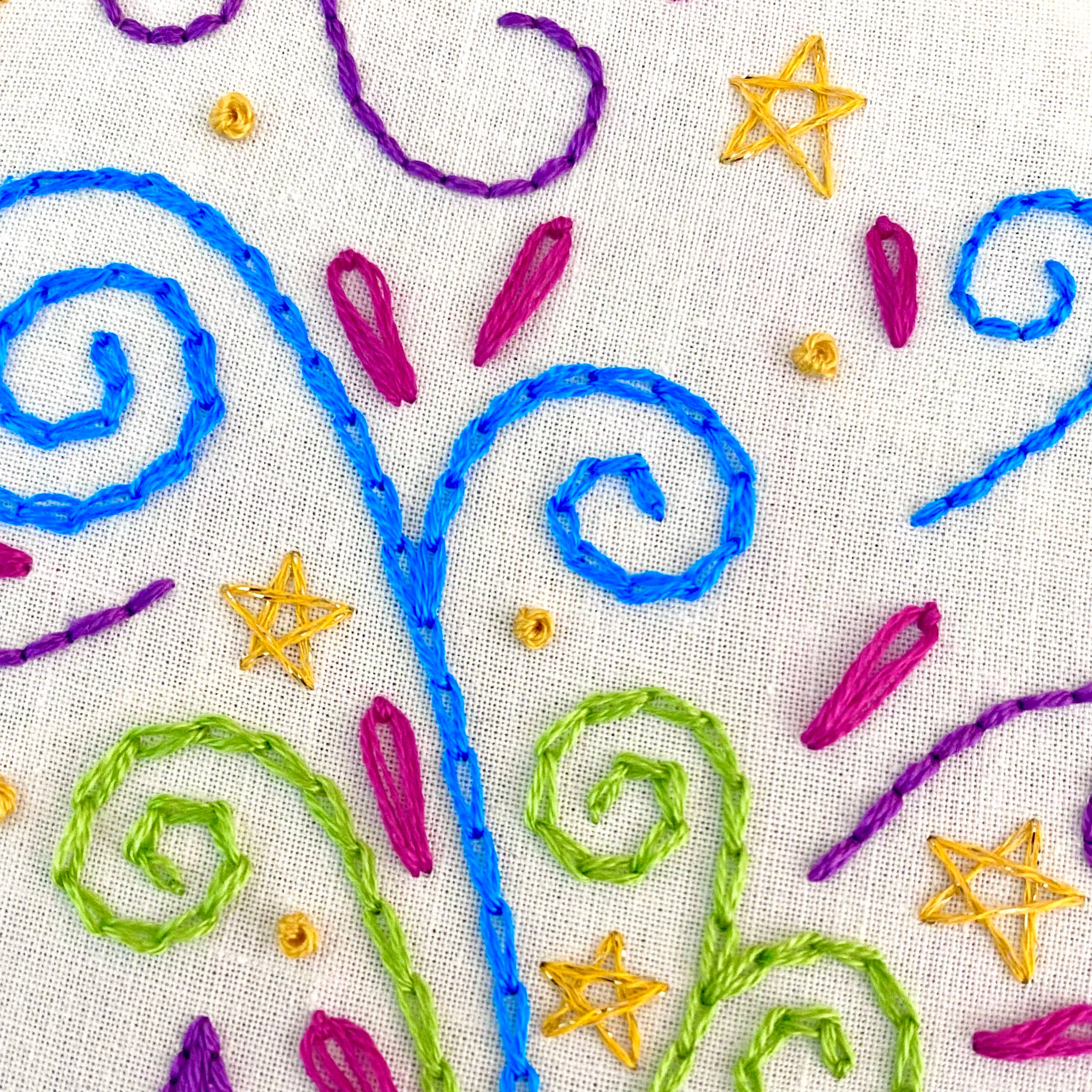 Stitches By Tiff - Wholesale Embroidery/Cross Stitch Supplies - The Meowgician Magic Cat DIY Embroidery Craft Kit2