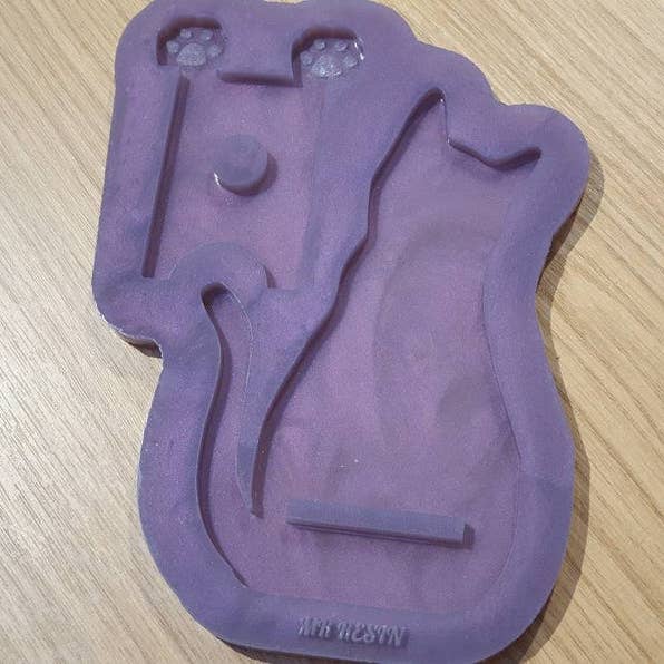 Molde de silicona para soporte de teléfono Cat para venta al por mayor de Mr Resin