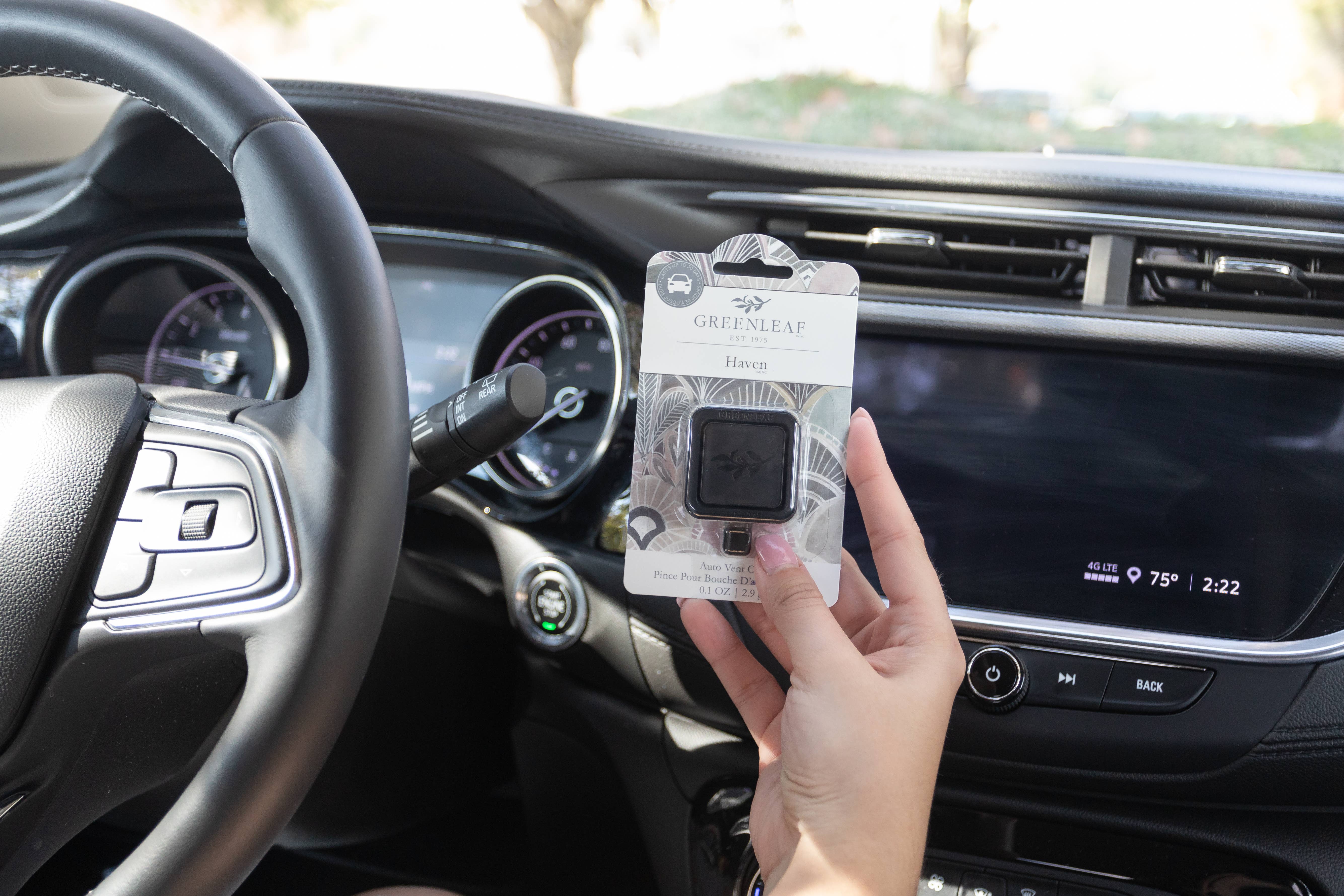 Greenleaf Gifts - Wholesale Car Freshener - Unisex - Haven Auto Vent Clip 12 Pack1