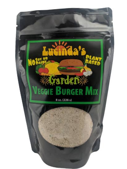 Lucinda's Garden Veggie Burger Mix for wholesale by Great Life By Lucinda